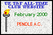 Feb 2000 - Pendle A.C.