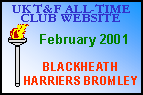 Feb 2001 - Blackheath Harriers Bromley