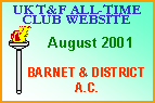 Aug 2001 - Barnet and District A.C.
