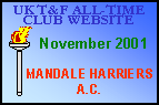 Nov 2001 - Mandale Harriers A.C.