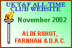 Nov 2002 - Aldershot, Farnham and District A.C.