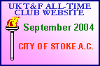 Sep 2004 - City of Stoke A.C.